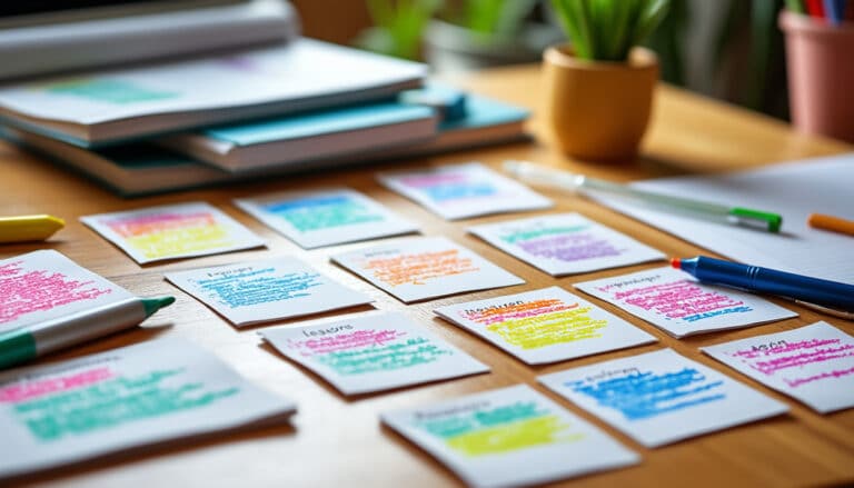 découvrez comment la coloration des définitions essentielles à l'aide des fiches synthèse facilite la mémorisation et améliore la compréhension des concepts clés.