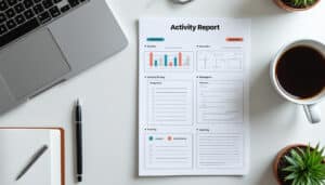 découvrez comment une mise en page claire structure efficacement votre rapport d'activité, facilitant la lecture et la compréhension des informations clés.