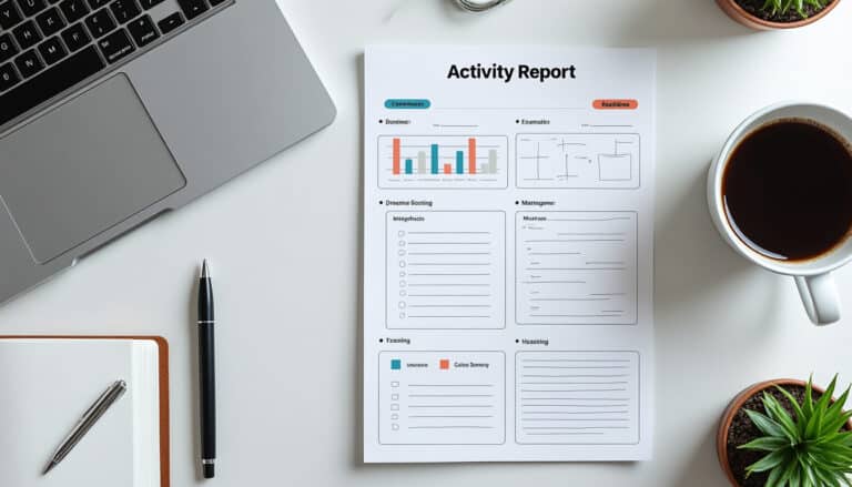 découvrez comment une mise en page claire structure efficacement votre rapport d'activité, facilitant la lecture et la compréhension des informations clés.